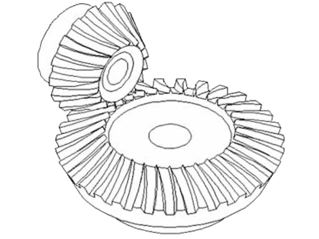 Koła zębate stożkowe o zębach skośnych